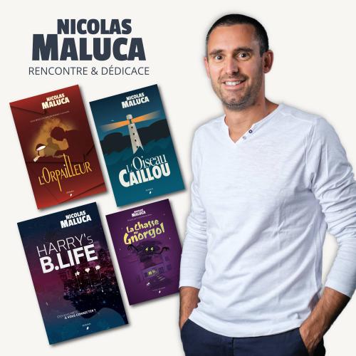 Nicolas Maluca en dédicace aux Sables d'Olonne