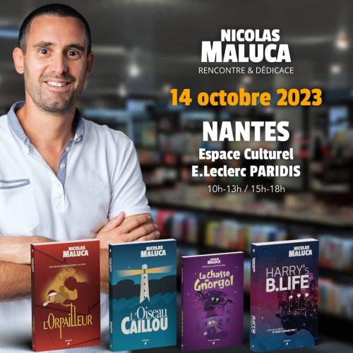 Nicolas Maluca en dédicace à Nantes